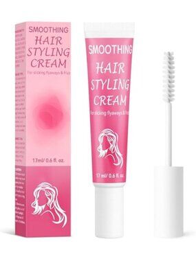 Smoothing Hair Styling Cream For Flyaways & Frizz 17ml With Brush Applicator